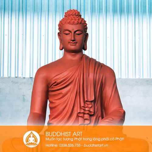 Tôn tượng Phật Bổn Sư Thích Ca Ấn Địa Xúc 150 cm