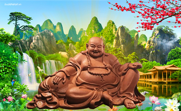 30 hochwertige lachende Maitreya-Buddha-Bilder in 3D