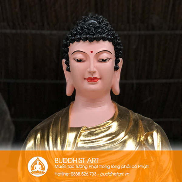 Tượng Phật A Di Đà dáng đứng đài sen cao 2,5 mét