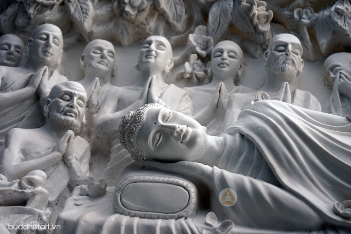 Hình ảnh Phật Bổn Sư Niết Bàn