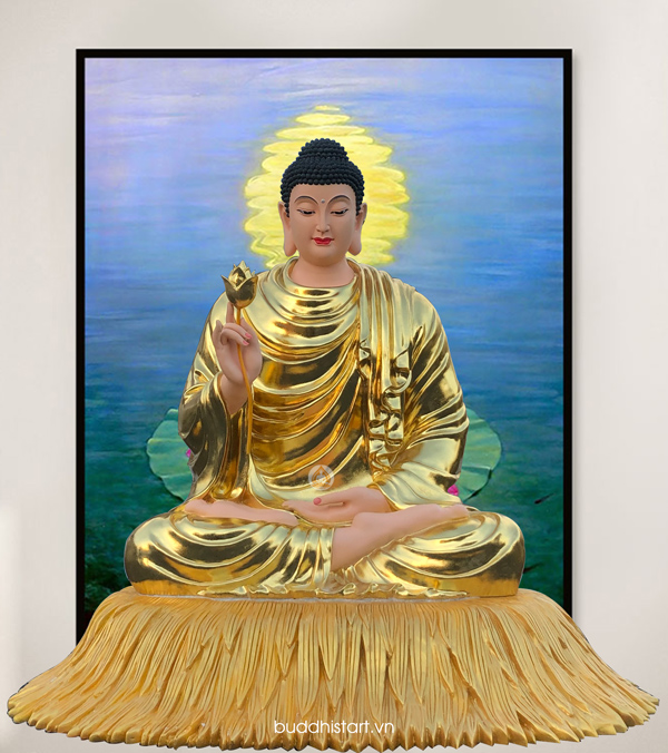 Tượng Phật bổn sư thích ca mâu ni đẹp theo yêu cầu