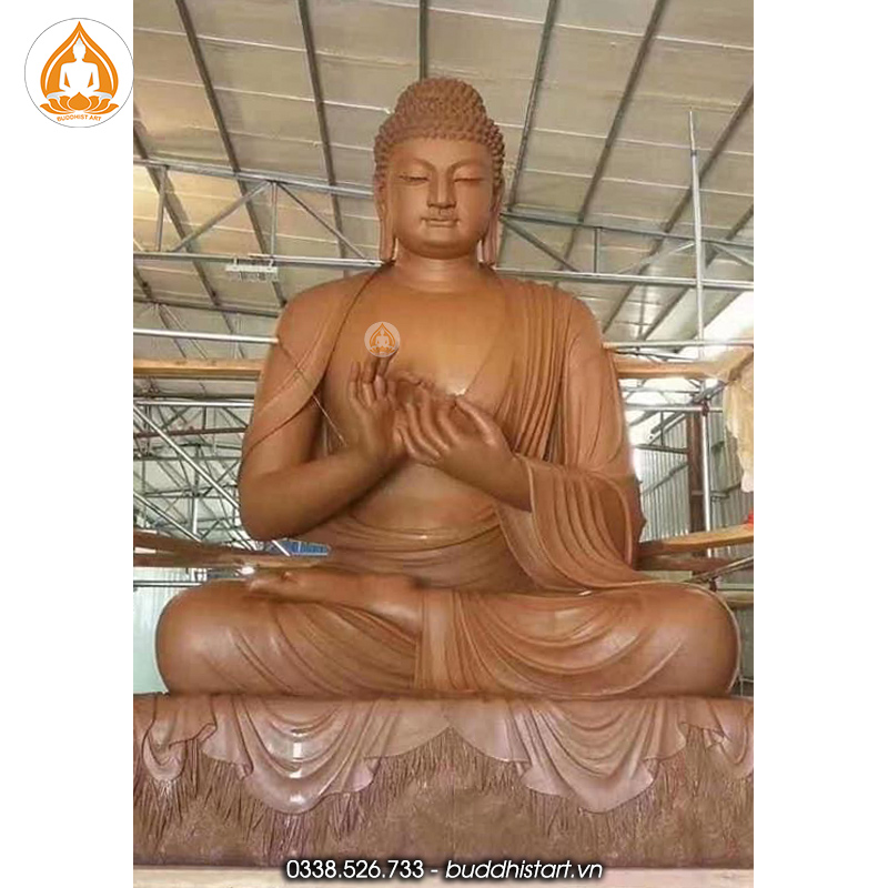 Tượng Phật Thích Ca bằng đồng dáng ngồi