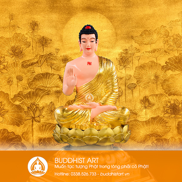 Tượng Phật A Di Đà Dáng Ngồi Đài Sen | Công Ty Tnhh Buddhist Art